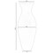 Uniquewise 21" Modern Bamboo Floor Vase Flared Design for Dining Room Living Room and Entryway Décor Ideal for Dried Branches Sticks Long Stems Artificial Flowers, & Contemporary Home Styling